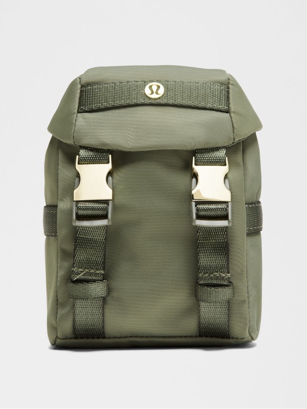 Lululemon Wunderlust Nano Backpack Bayleaf Gold ONE SIZE NWT